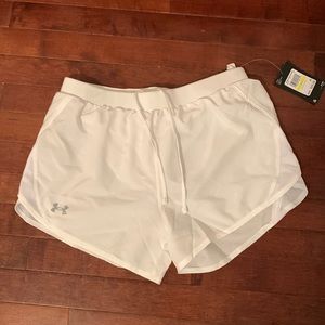 Under Armor White Shorts
